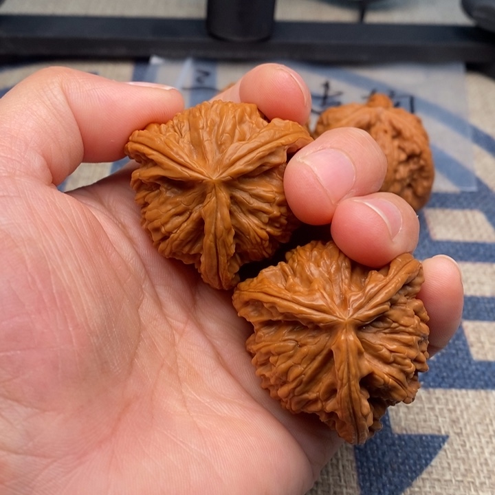 吊坠文玩核桃｜****三棱