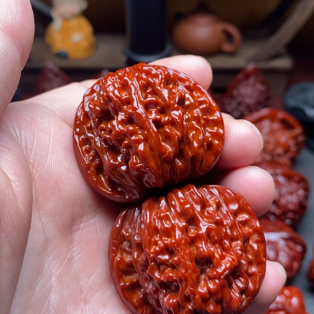 吊坠文玩核桃40四座楼