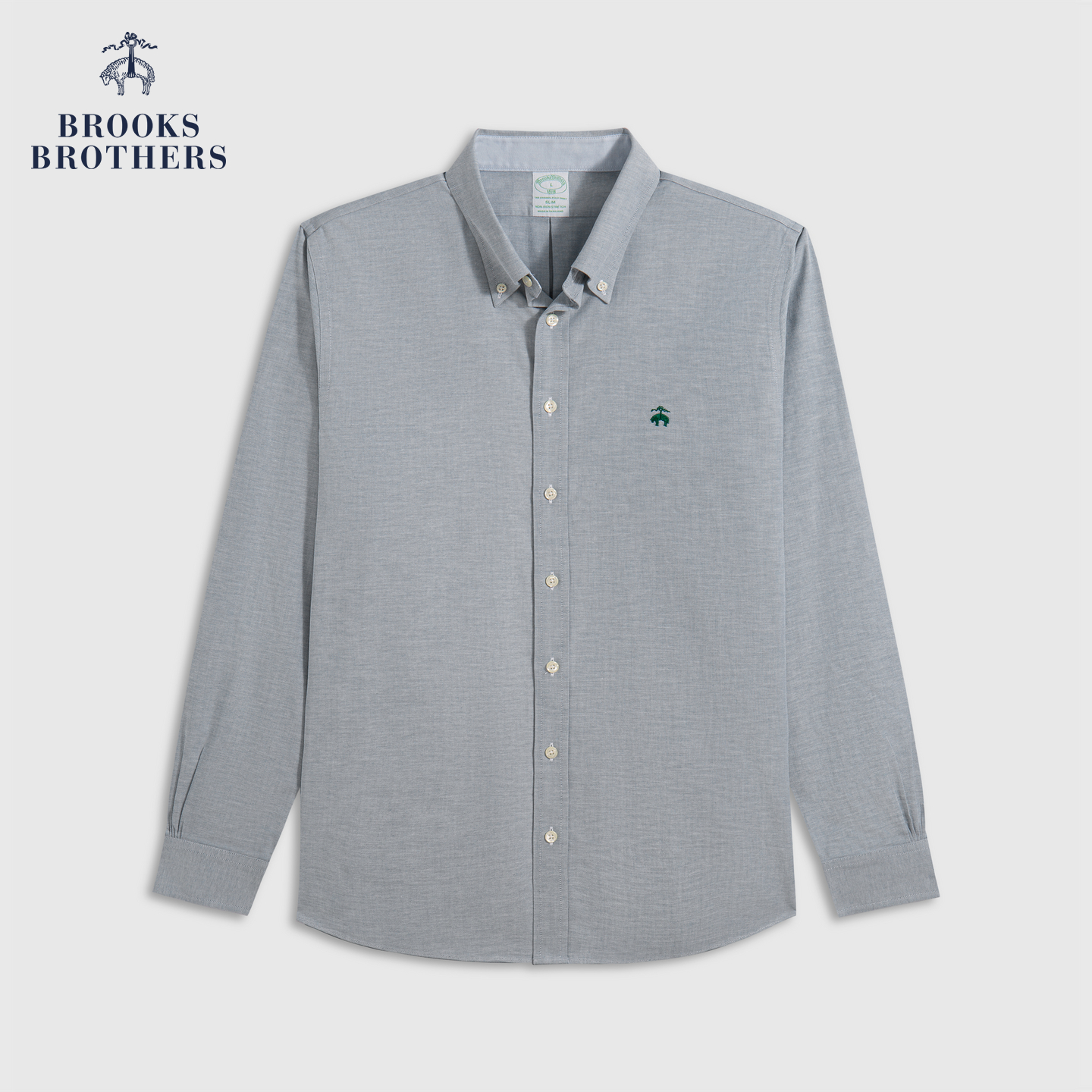 [易打理]Brooks Brothers/布克兄弟男士25秋冬新品牛津纺衬衫