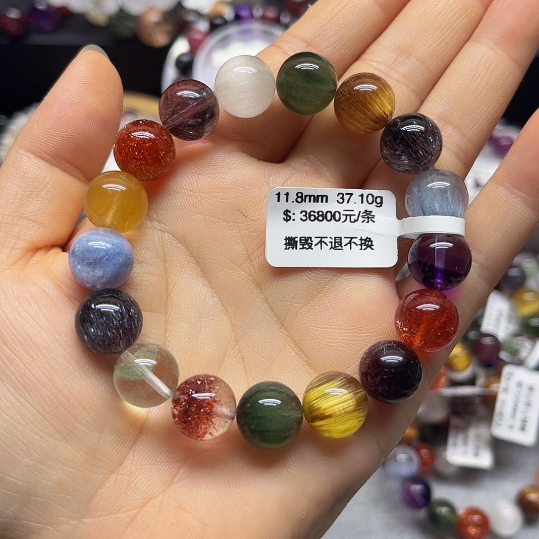 水晶手链未镶嵌天然水晶