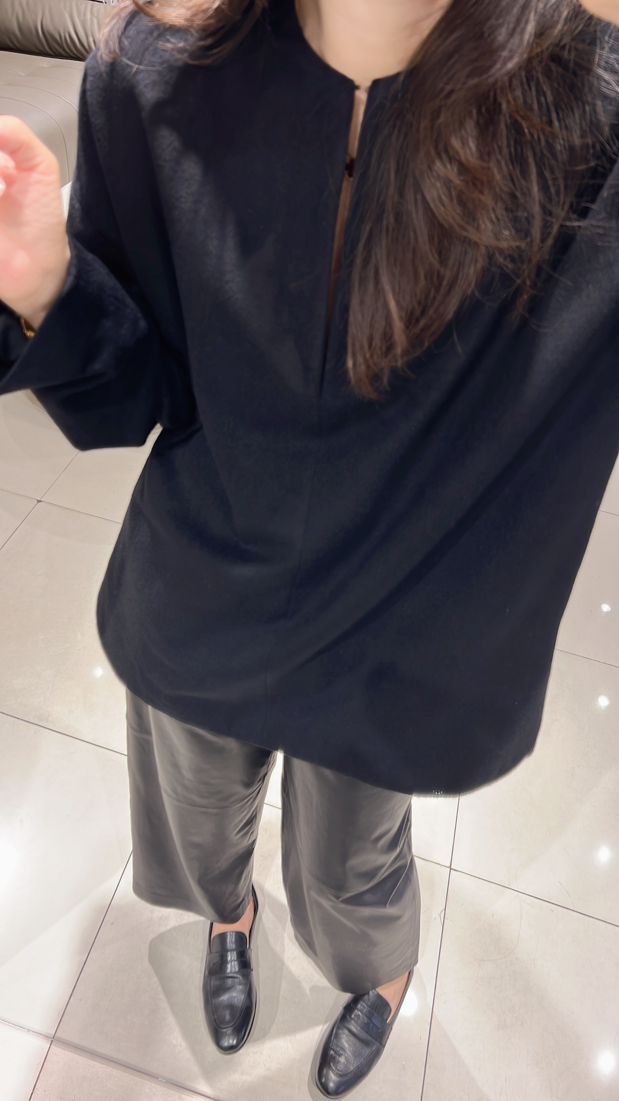 【雅祺YAQI】极简风时尚宽松套头外套