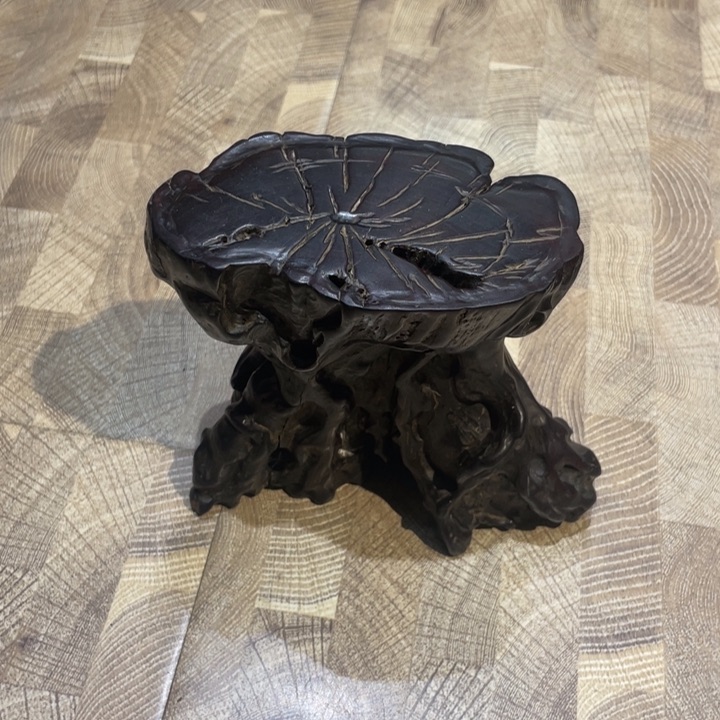 红木底座茶道具摆件摆件