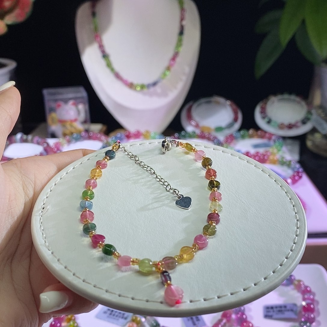 未镶嵌手链碧玺予***念随形