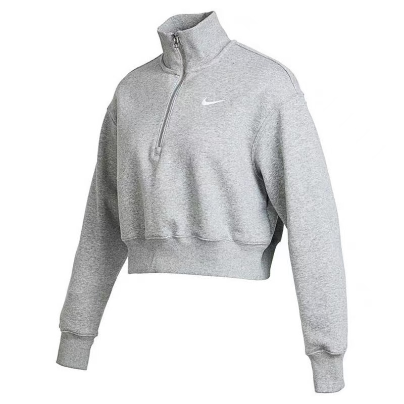 NIKE/耐克卫衣女款冬新款半开拉链长袖加绒立领套头衫 DQ5768063