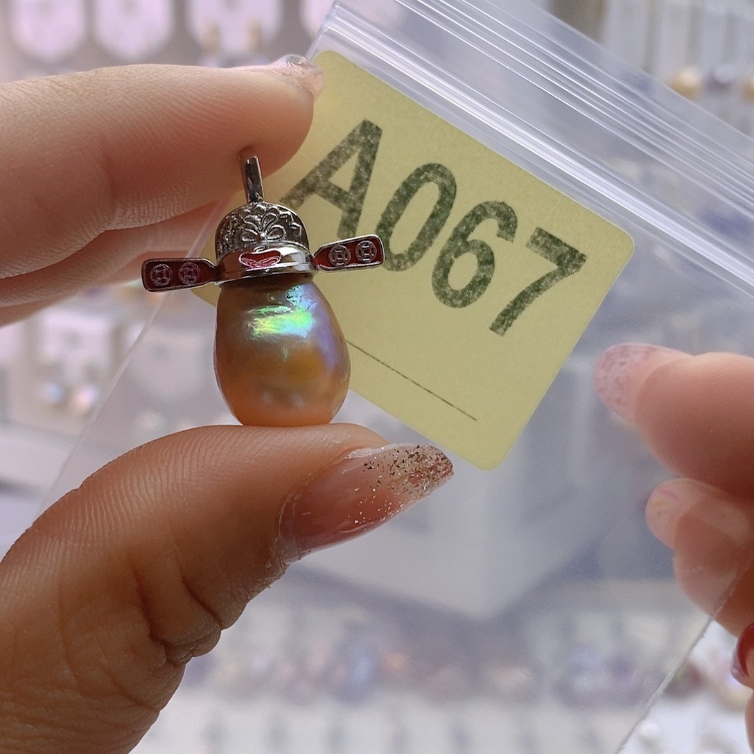 淡水珍珠颈饰银S925镶嵌