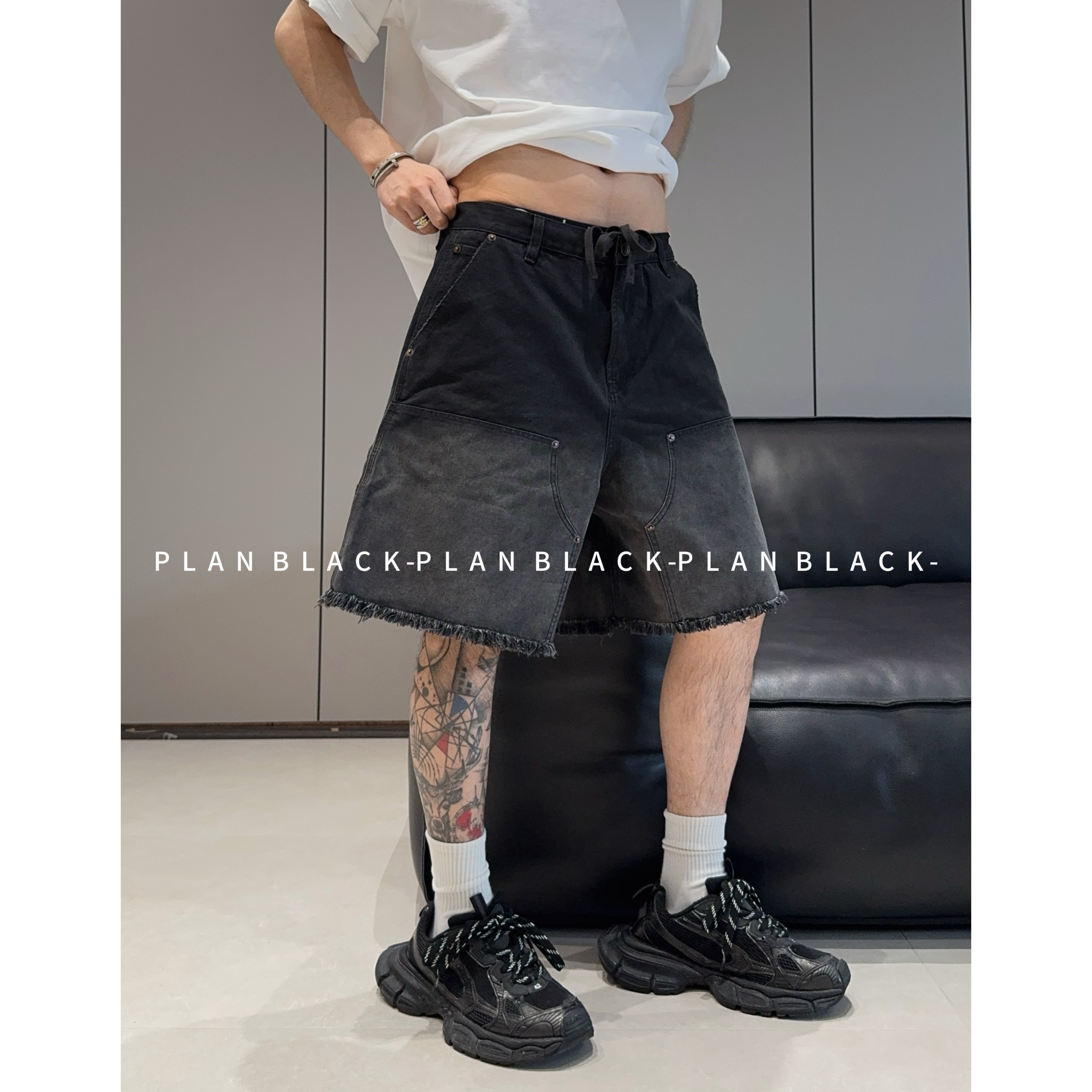 RICH陈发财【‘’磨边牛王‘’短裤】衣橱里的神仙情侣短裤！6877