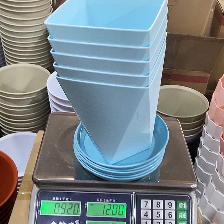 塑料FV-150口16高20蓝色带拖5个