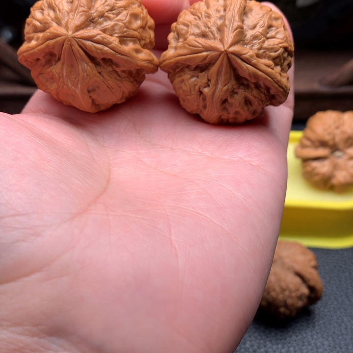 文玩核桃吊坠玄龙凹底异行38