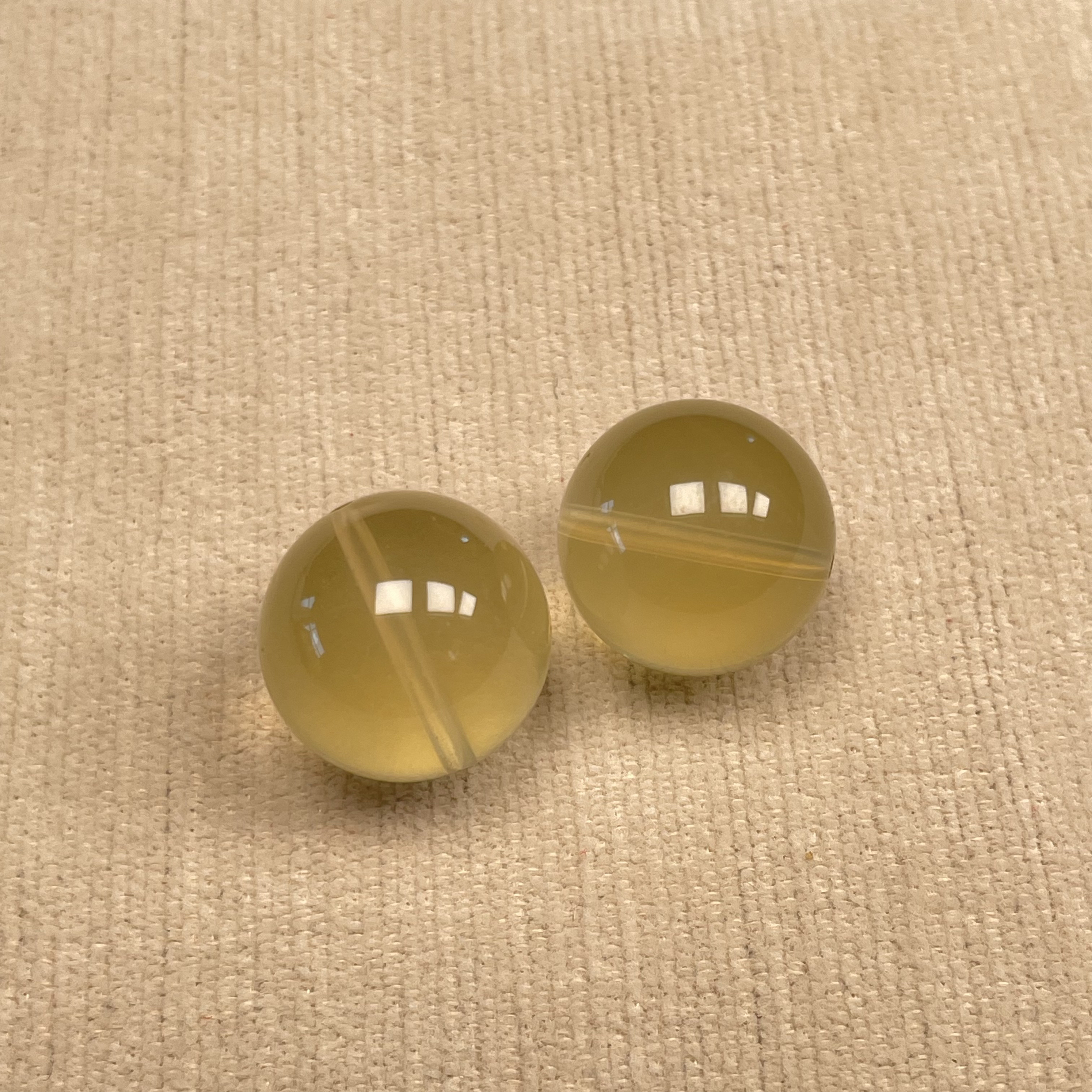 【莫泊桑105】DIY散珠柠檬晶15mm（多样性发其一）