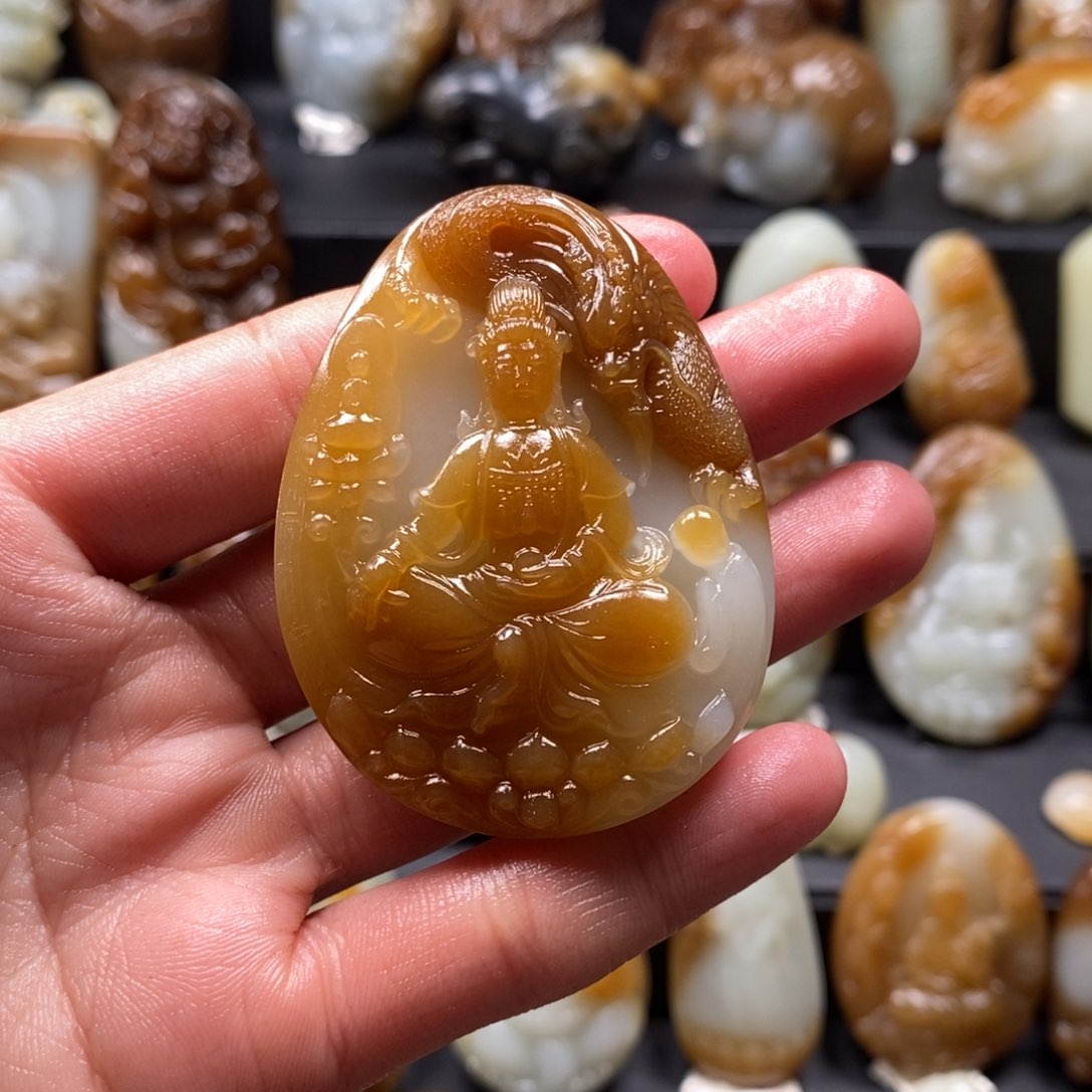 和田玉挂件未镶嵌