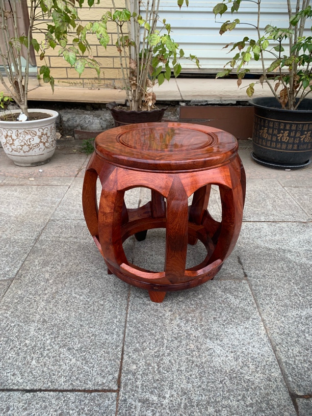 缅花鼓凳尺寸长宽高32X36 