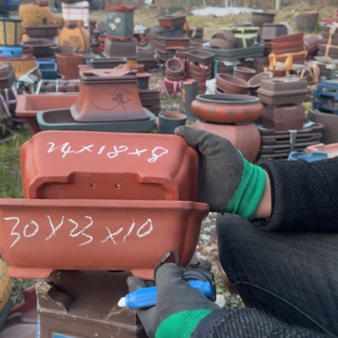 红陶紫砂花盆盆景盆栽