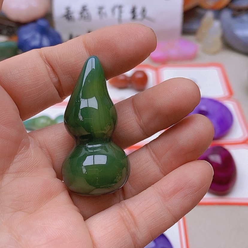 【闪购商品】未镶嵌玛瑙/玉髓珠宝半成品猫**喵