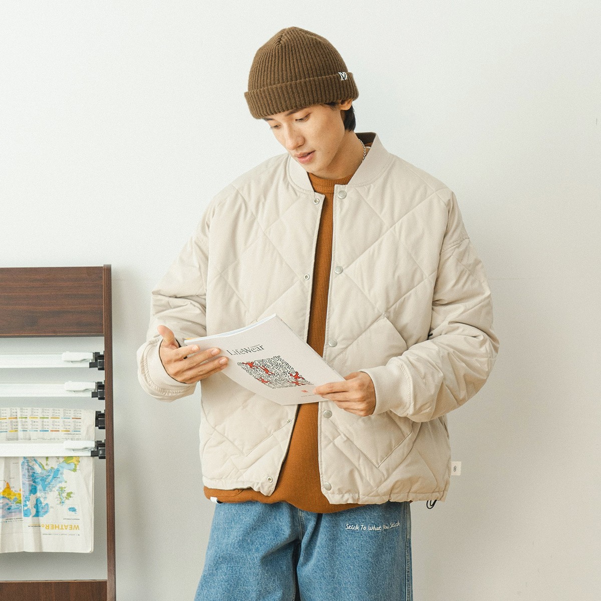 714st两面穿棉服秋冬季宽松加厚外套情侣装棉衣面包服221548