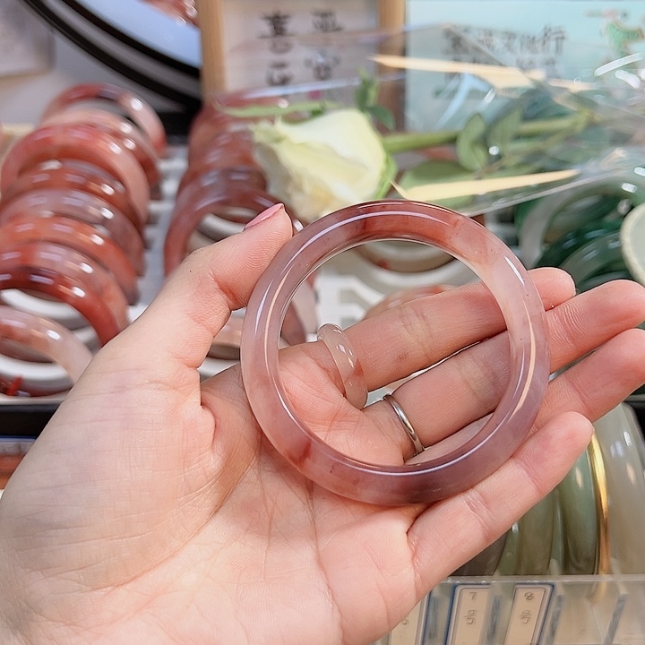 石英质玉手镯未镶嵌Z*