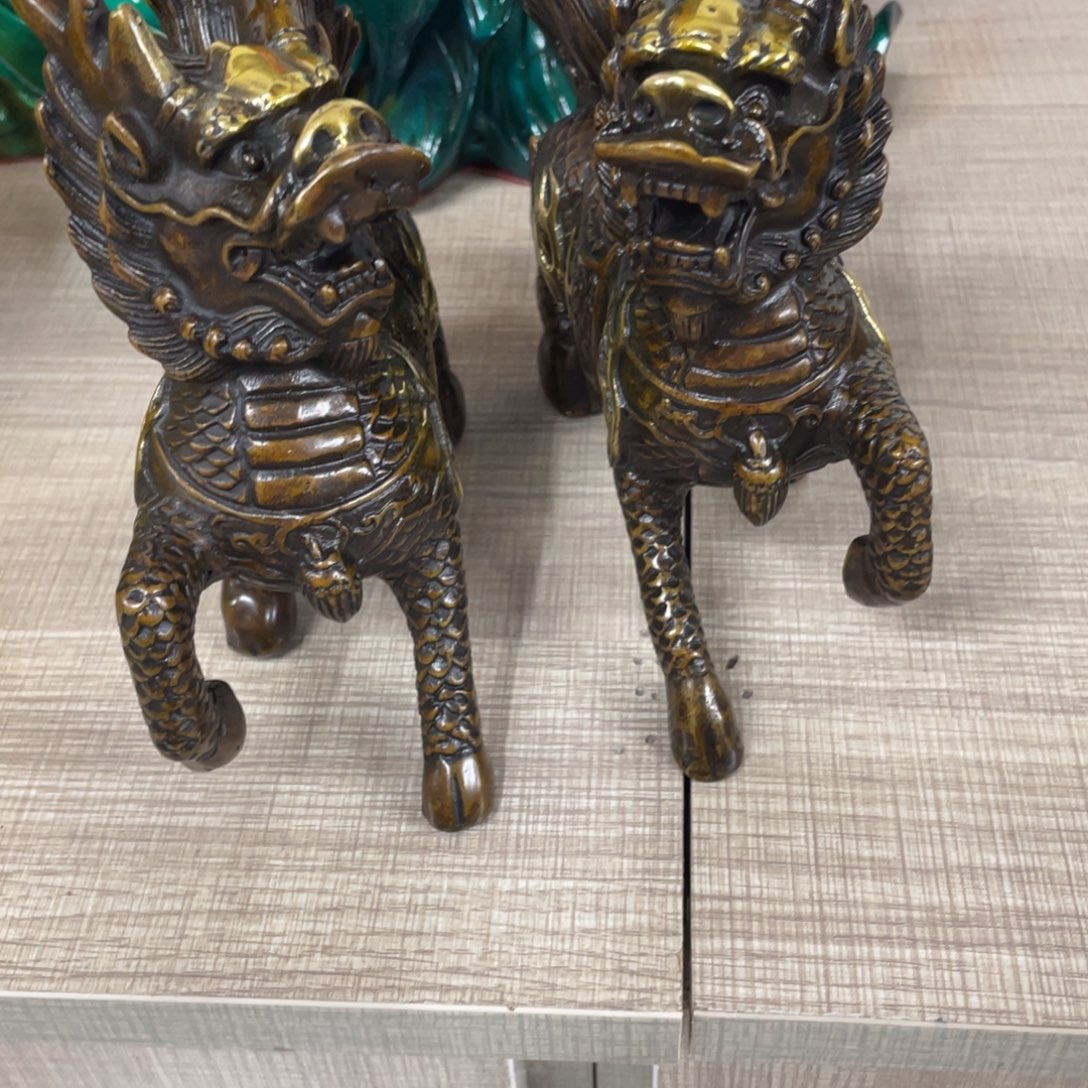 云***鹤铜摆件工艺品摆件