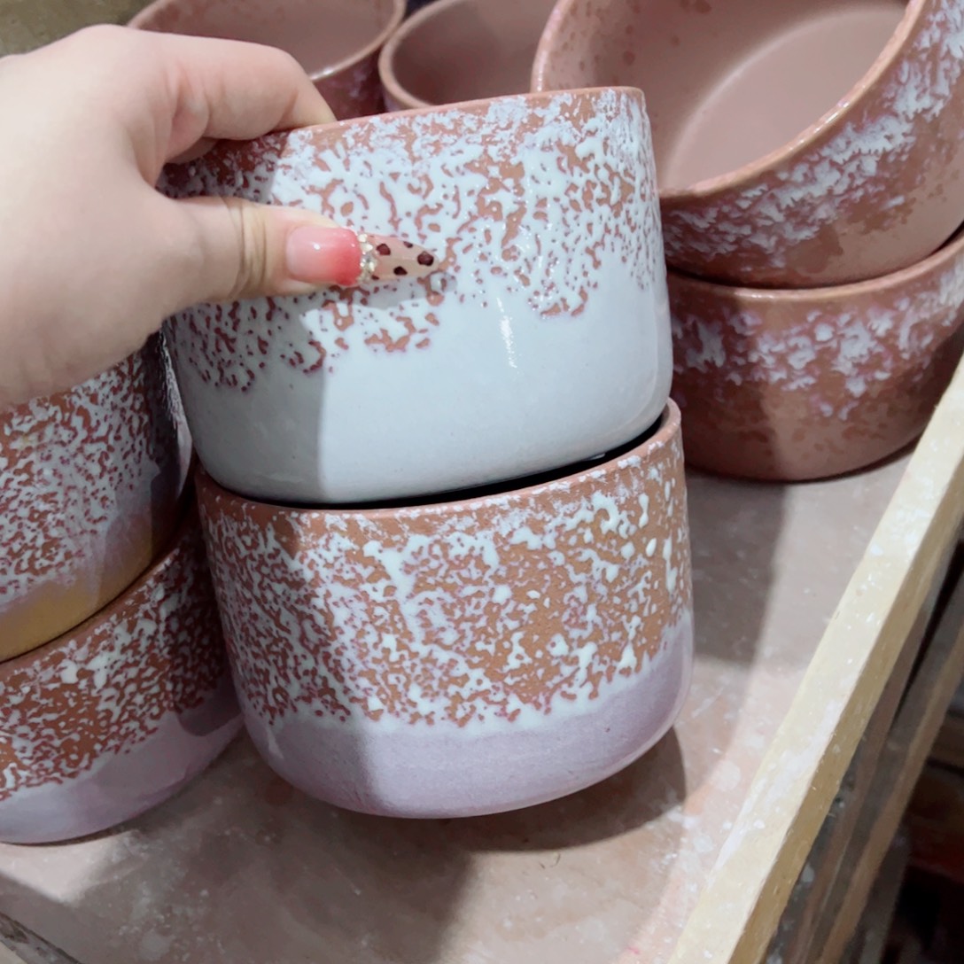 有孔，陶瓷花盆满10米包邮发货