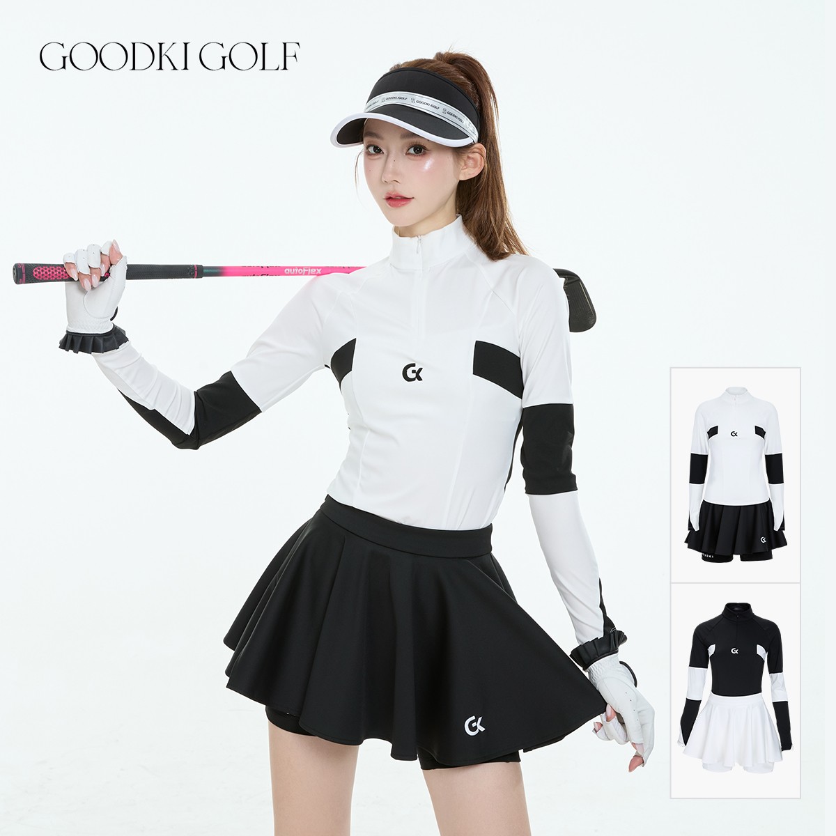GOODKI秋冬亲肤芭蕾风分体运动高尔夫系列