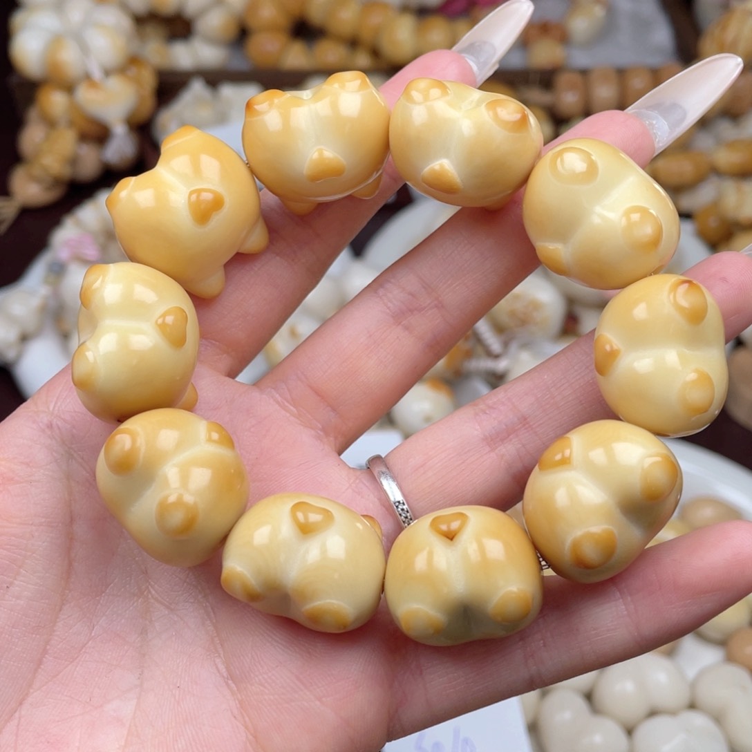 吊坠白玉菩提成品c