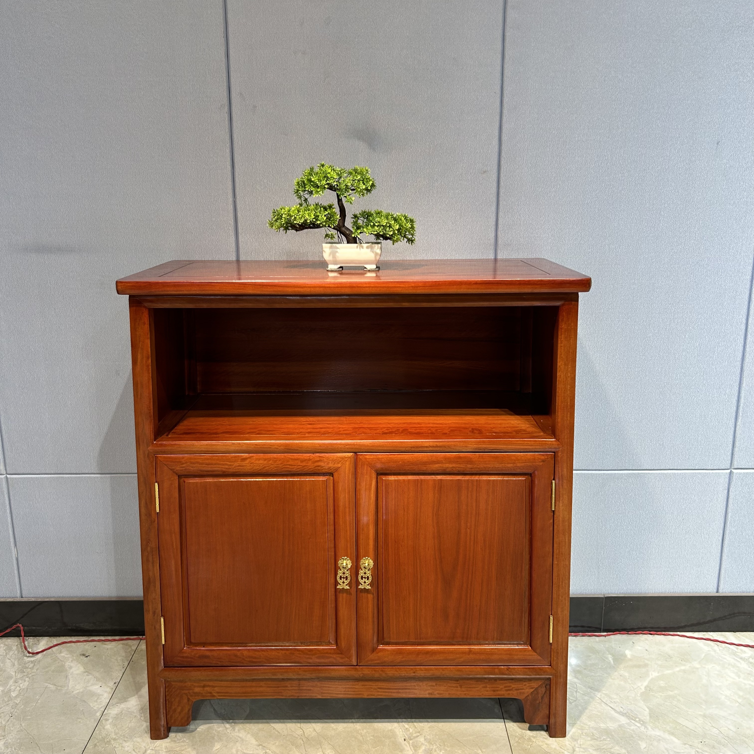 越南花梨木多功能餐边柜茶水柜客厅玄关储物柜78*38*88cm