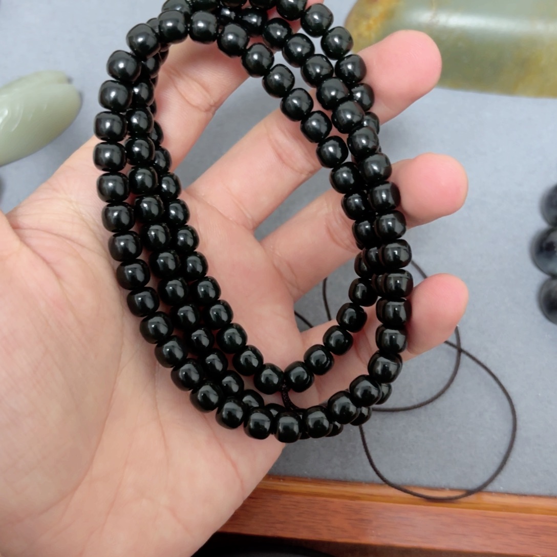 和田玉手链未镶嵌用****1