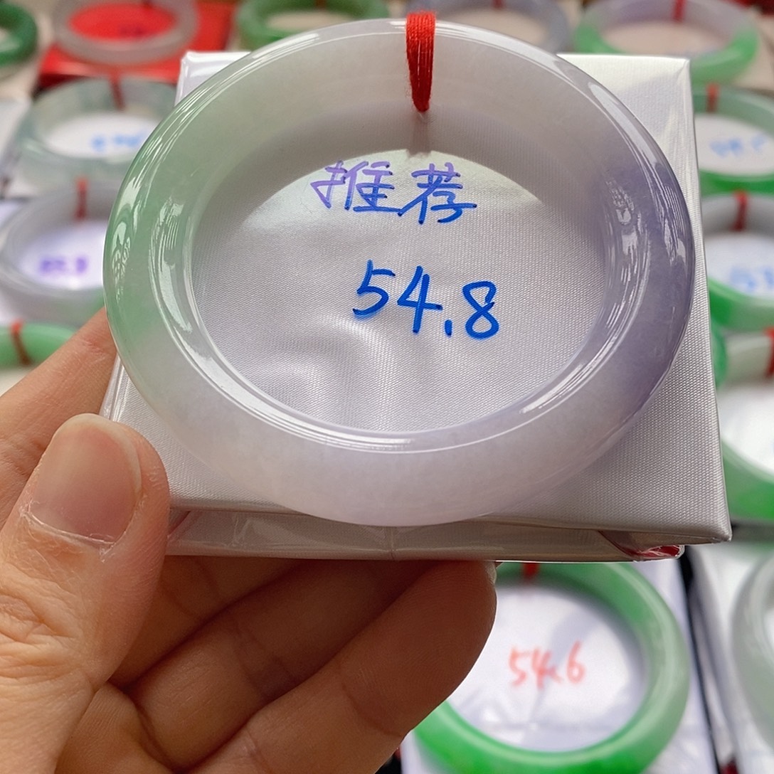 翡翠未镶嵌手镯5号
