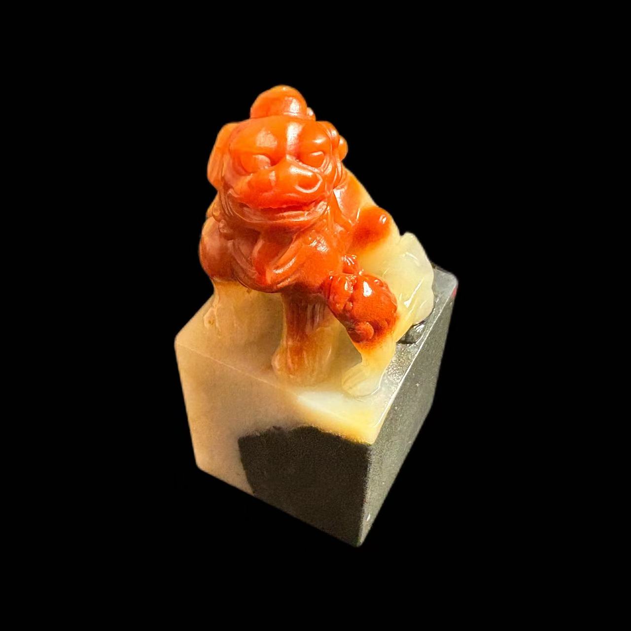 寿山石纯手工古兽