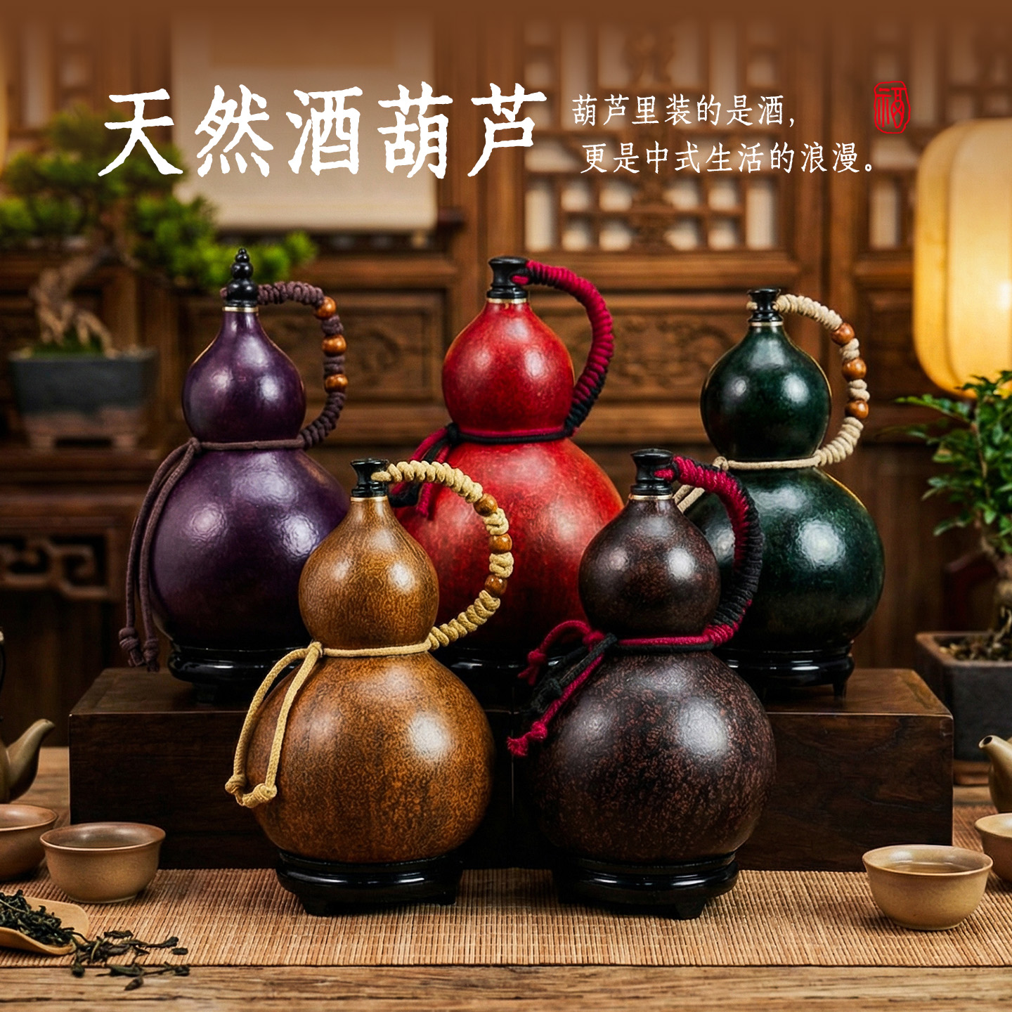 天然葫芦可装酒装水葫芦摆件家用创意客厅卧室居家饰品