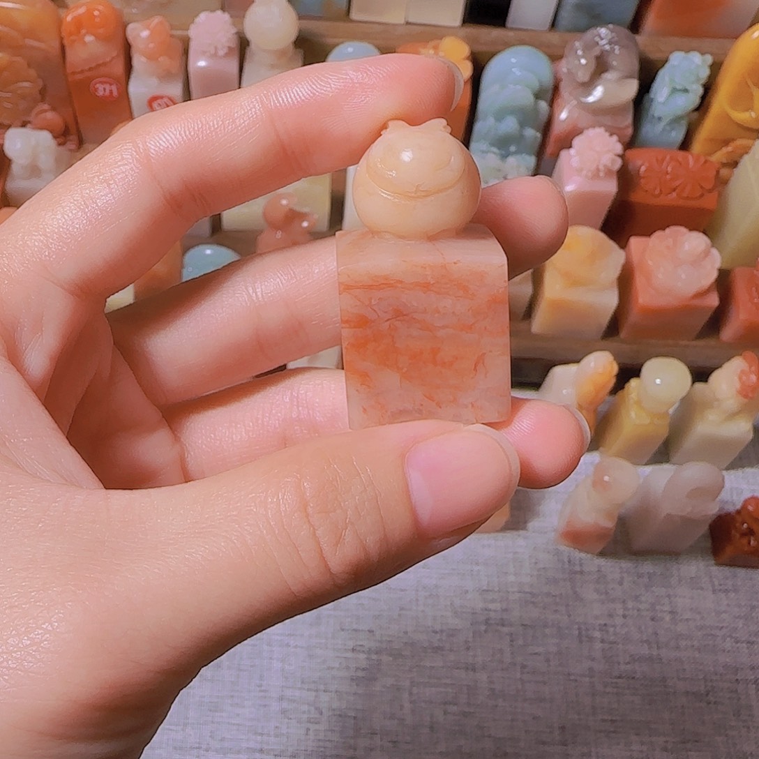 稔***印石昌化石篆刻作品