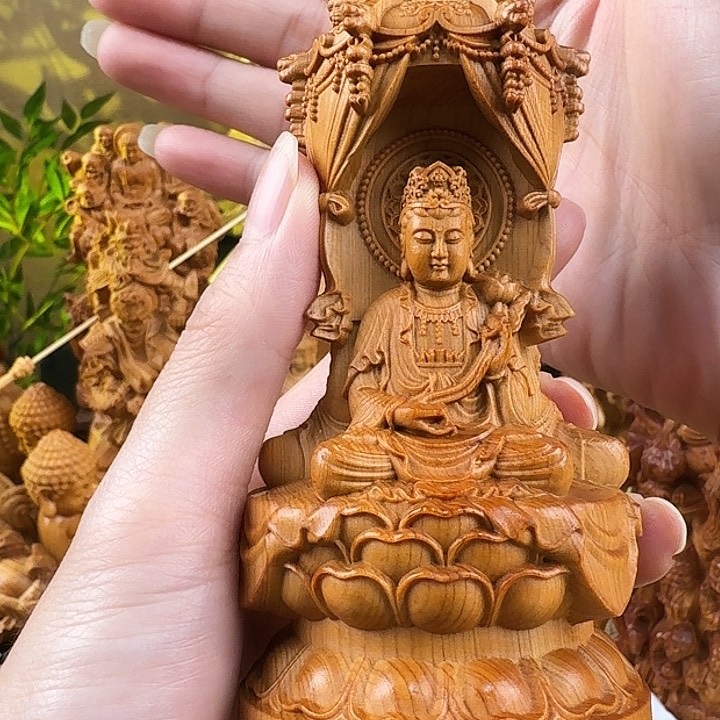 柏木（崖柏）西方三圣