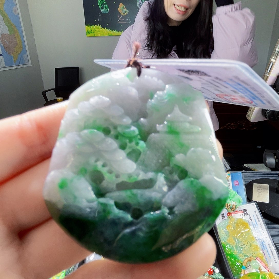 颈饰未镶嵌翡翠翡翠