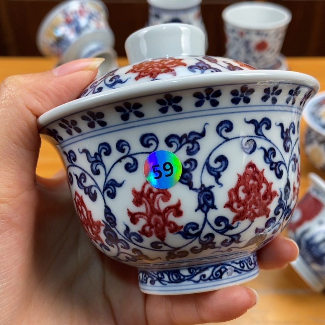 手绘现代茶具非古董D****h