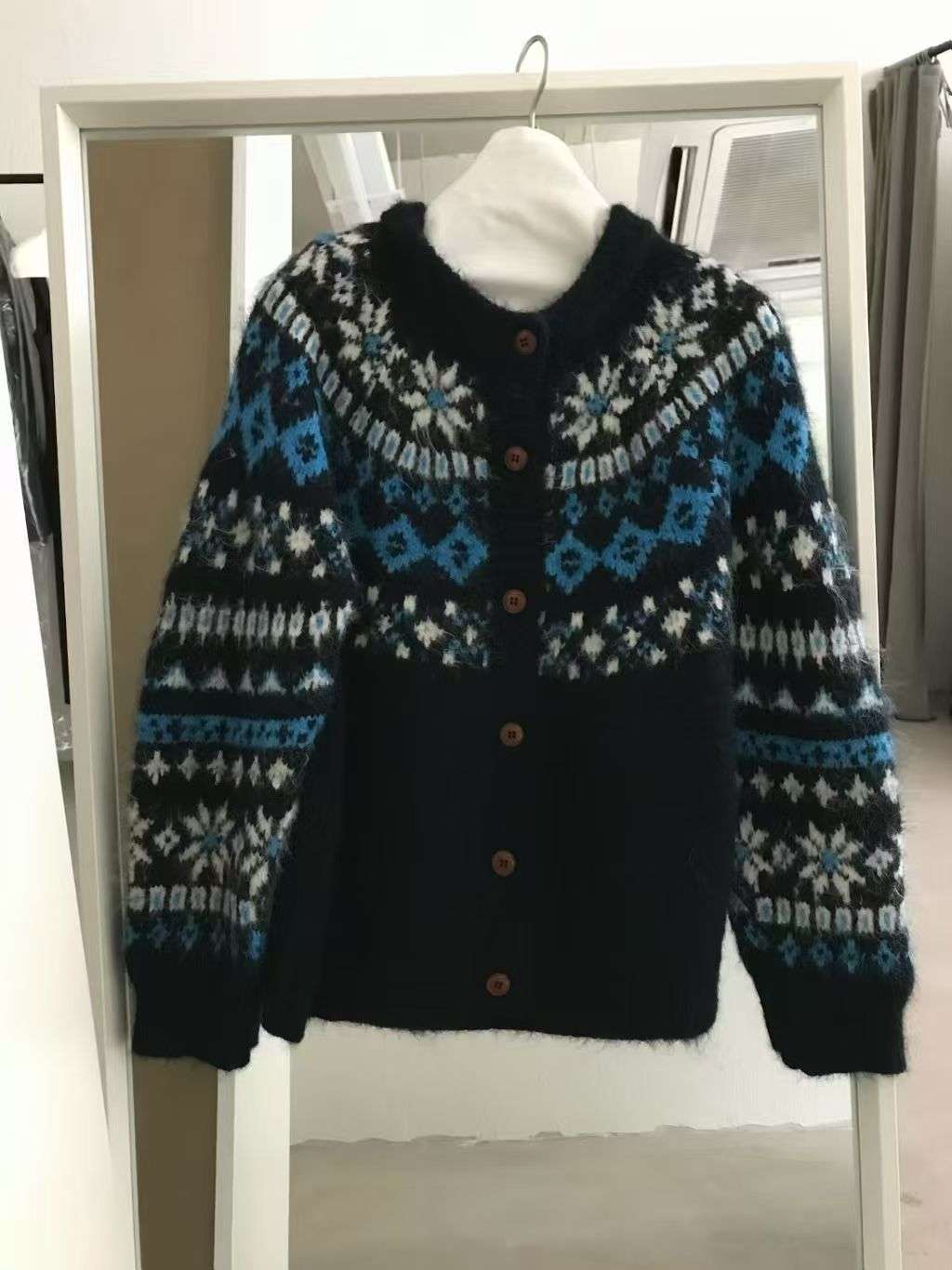 【COCOLESLEY】秋款轻奢风女装设计师款毛针织衫#8383秋冬上衣百搭