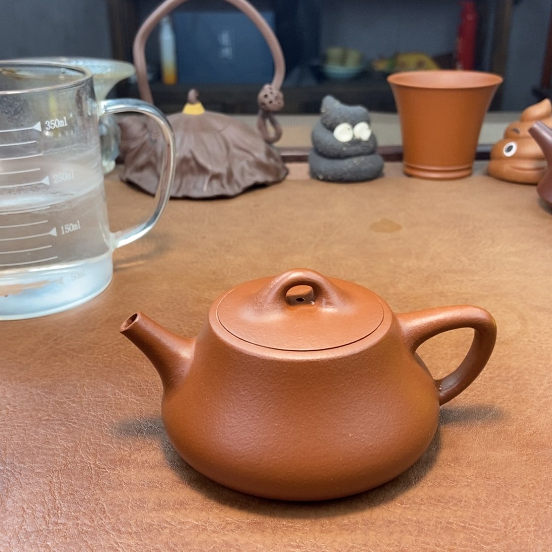 紫砂茶壶柱瓢紫砂壶