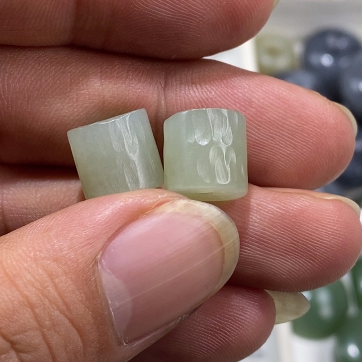 跟***解和田玉（糖玉）未镶嵌车挂