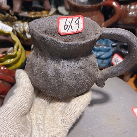 粗陶花盆手工花盆制作就这样