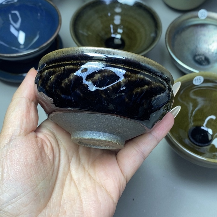 茶盏神*建窑建盏柴烧主人杯