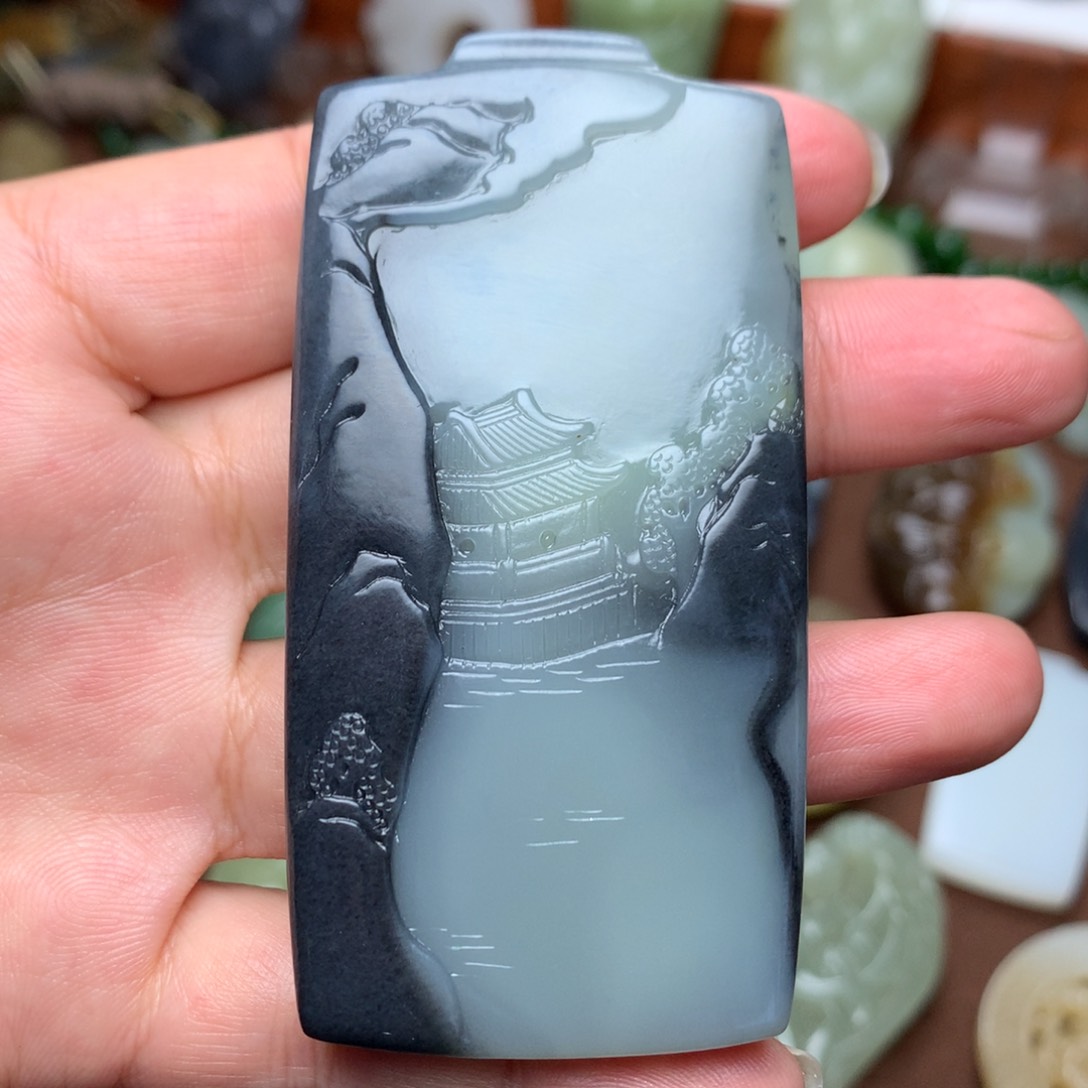 和田玉挂件未镶嵌