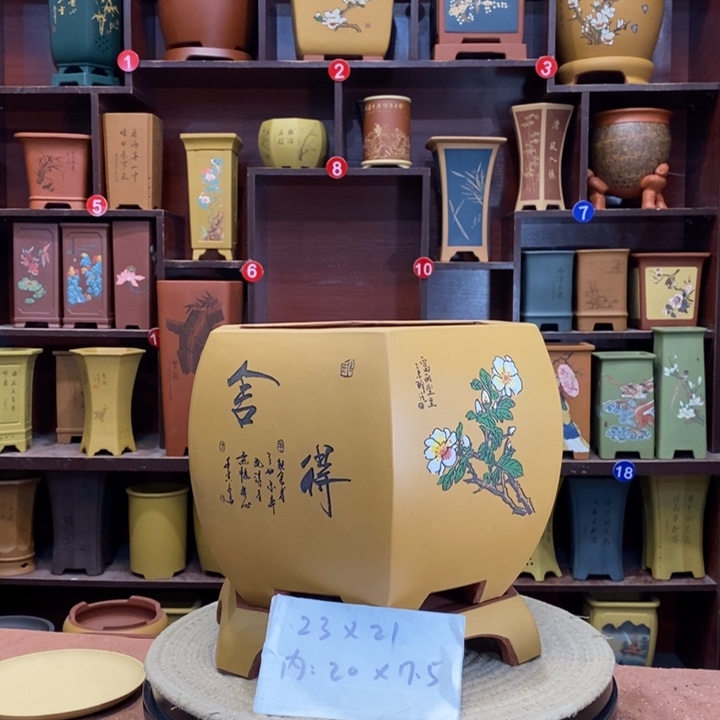 紫砂花盆紫砂艺术