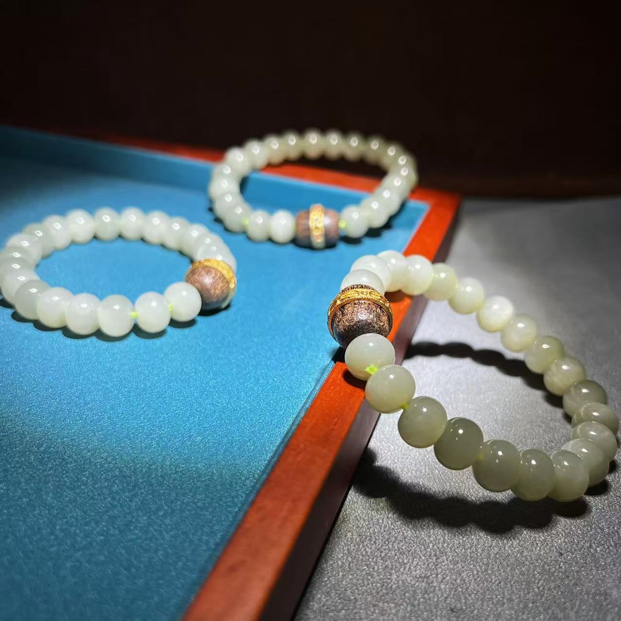 【张老斯珠宝】天然和田玉手串xy400（多样性发货 拍一发一）