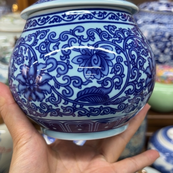 高端陶瓷茶叶密封罐