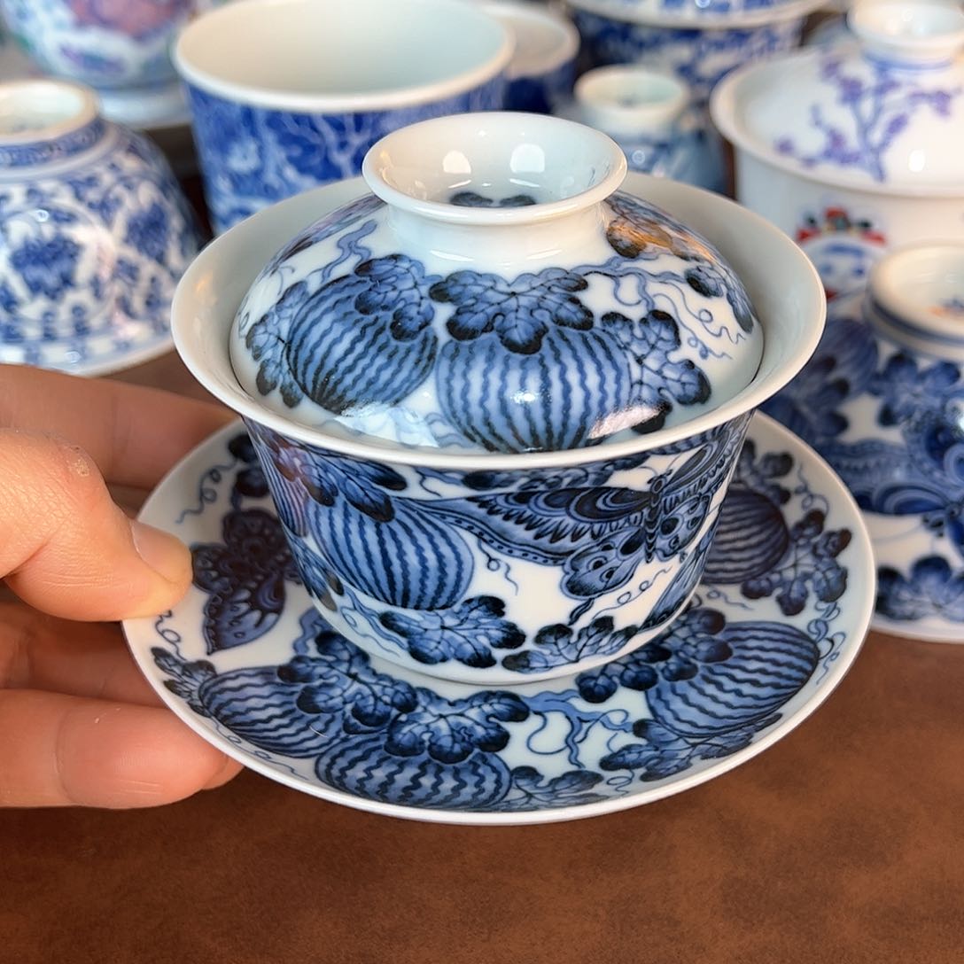 杯李*伟景德镇全手工手绘陶瓷