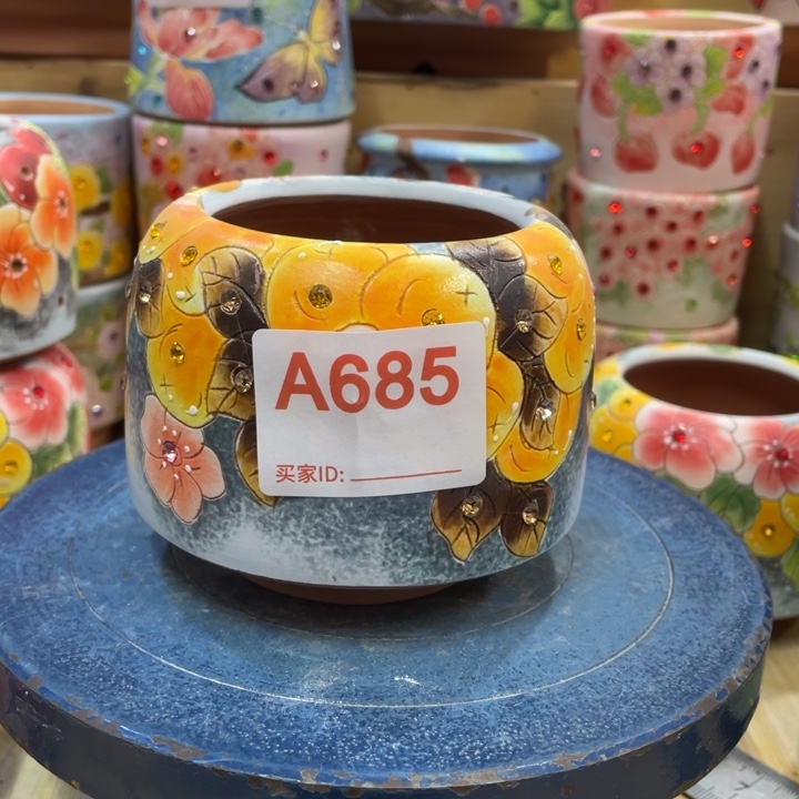 多肉花盆收口花盆