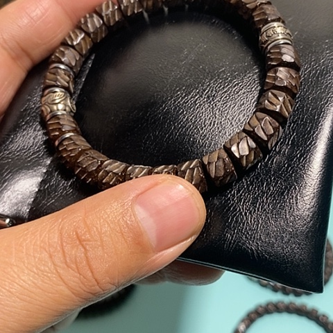 手串椰蒂9龙鳞搭配双配饰