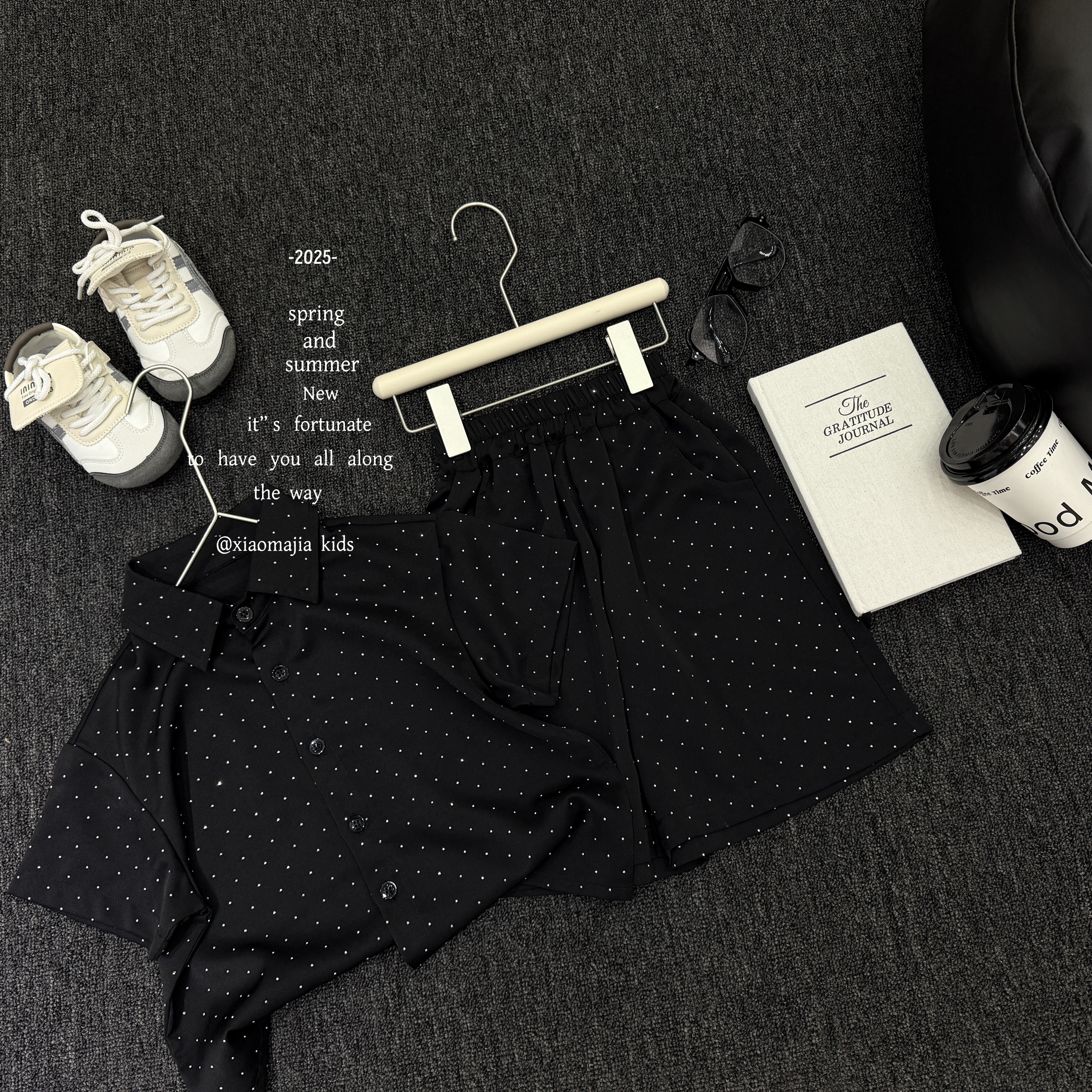 现货-【繁星满天】儿童夏季新款薄款套装D-5591穿搭套装男女两件套