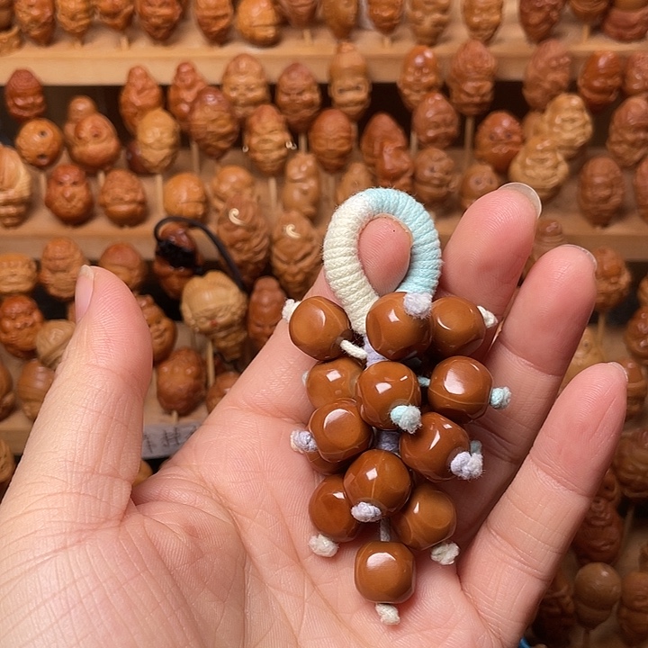 橄榄核手串/手链猴头六方微瑕不退不换