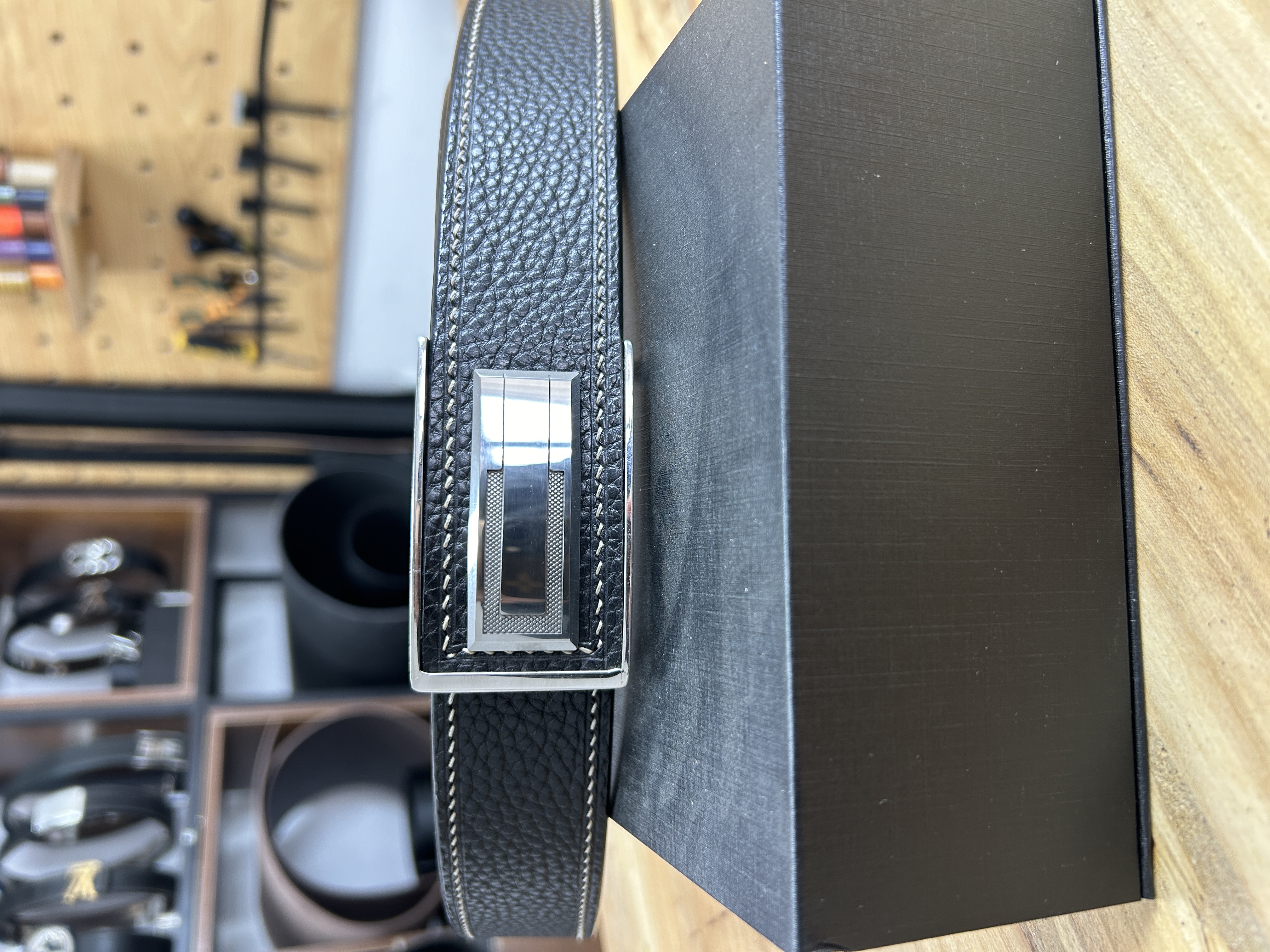 男轻职风成人休闲风字母腰带皮带双面编织花腰经典