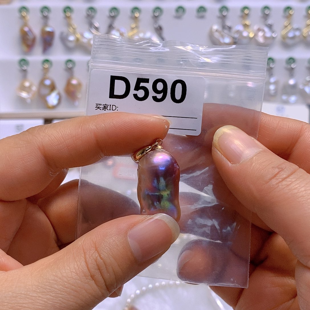 淡水珍珠颈饰银S925镶嵌