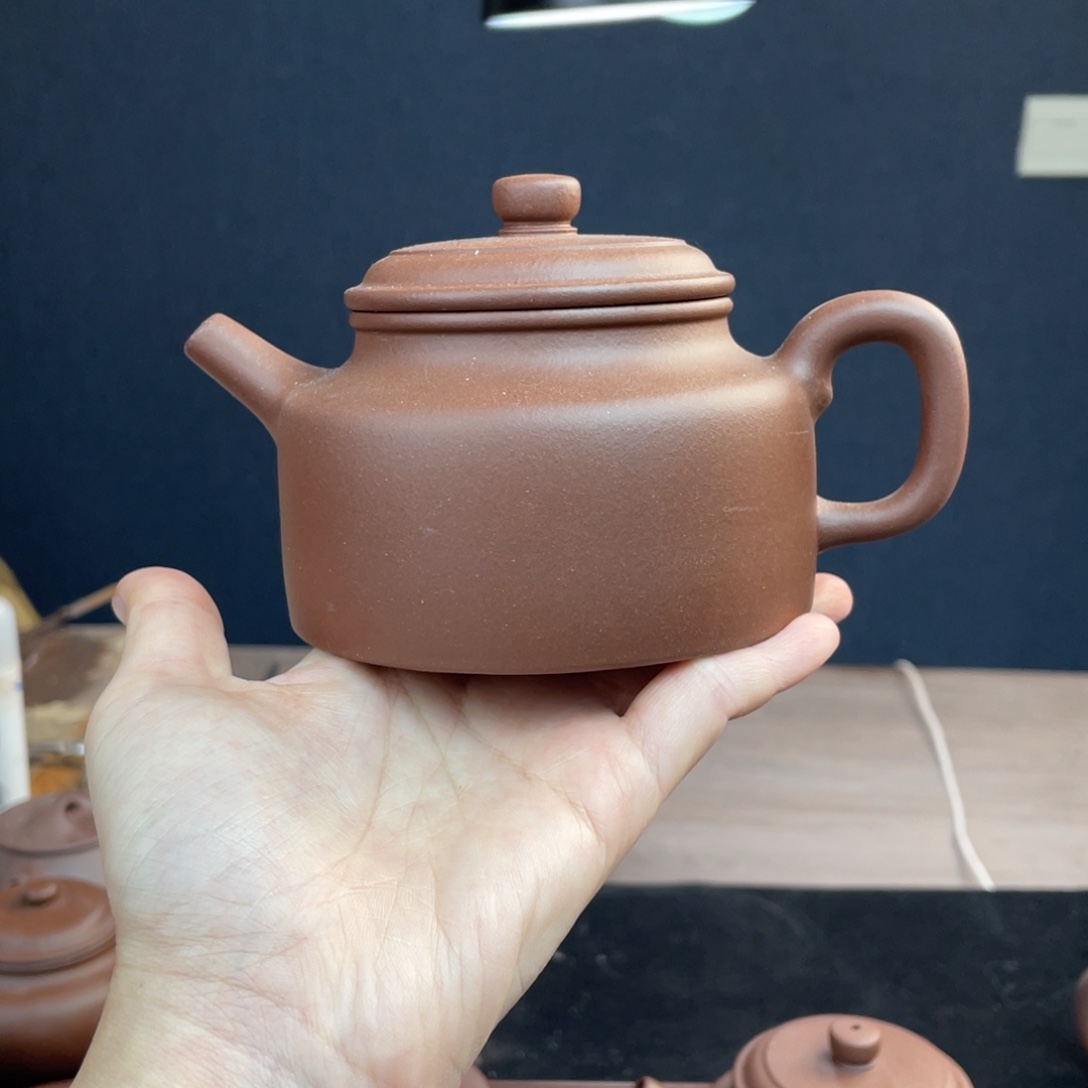紫砂茶壶全手工底槽清德钟300cc