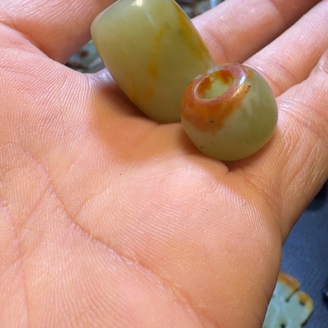 坦***1玉玉摆件珠子器型